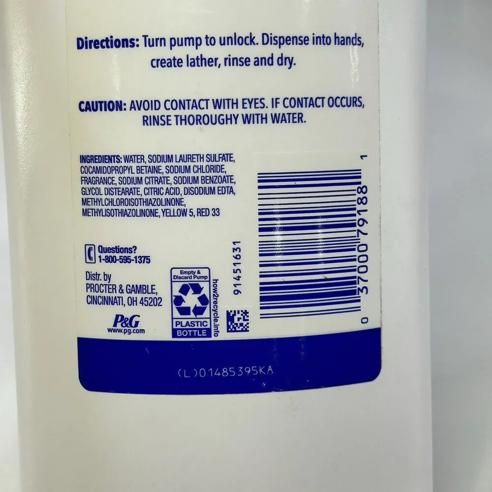 Safeguard Liquid Hand Soap Micellar Deep Cleansing 40oz Fresh Clean Scent Pump